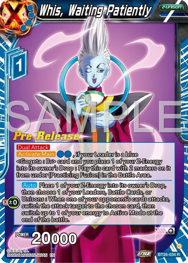 Whis, Waiting Patiently 「BT26-034」「EN」