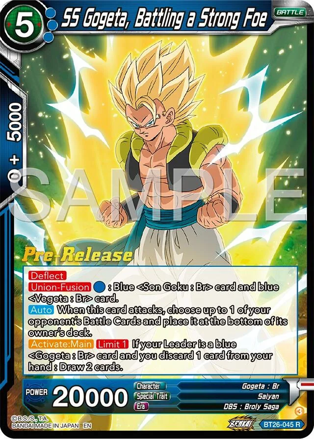 SS Gogeta, Battling a Strong Foe 「BT26-045」「EN」