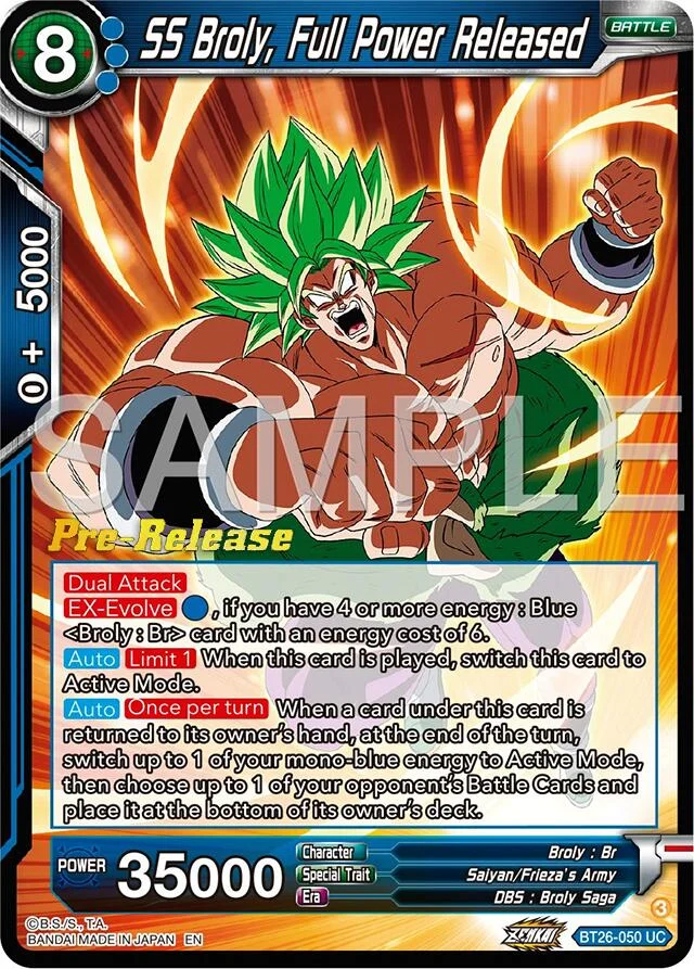 SS Broly, Full Power Released 「BT26-050」「EN」