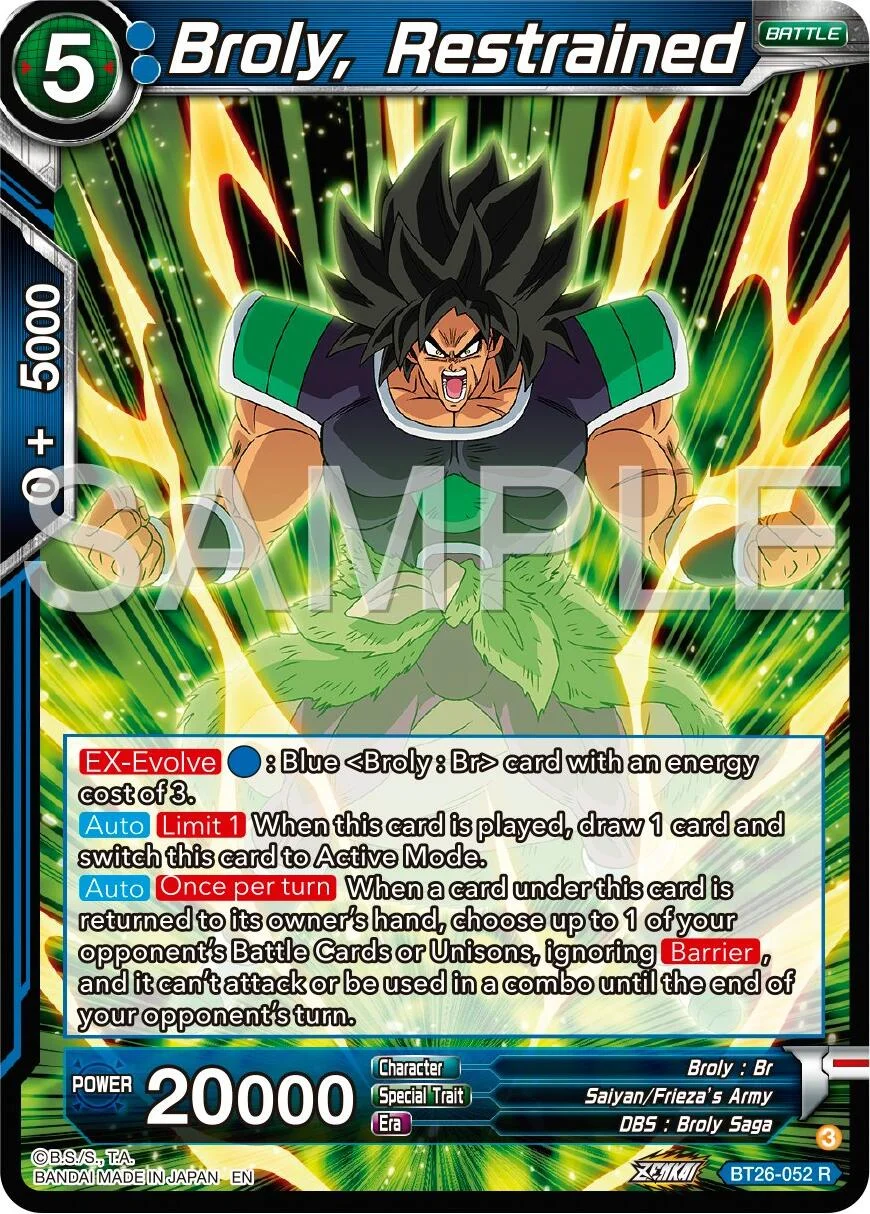 Broly, Restrained 「BT26-052」「EN」