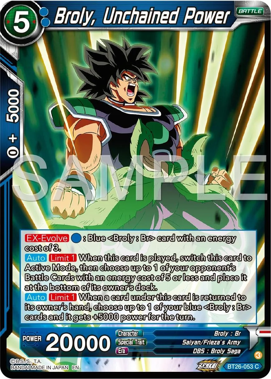 Broly, Unchained Power 「BT26-053」「EN」
