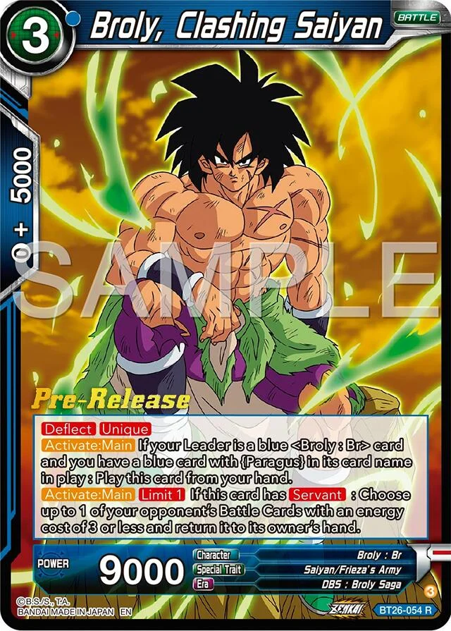 Broly, Clashing Saiyan 「BT26-054」「EN」