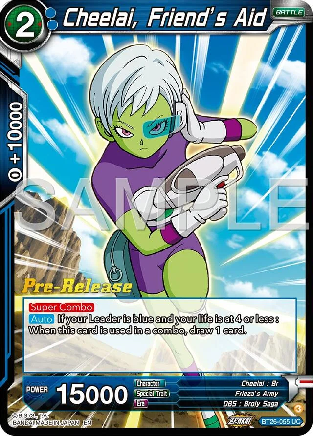 Cheelai, Friend’s Aid 「BT26-055」「EN」