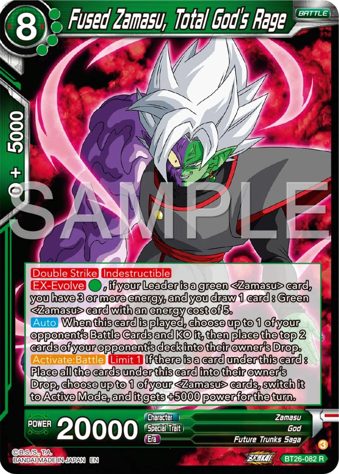 Fused Zamasu, Total God's Rage 「BT26-082」「EN」