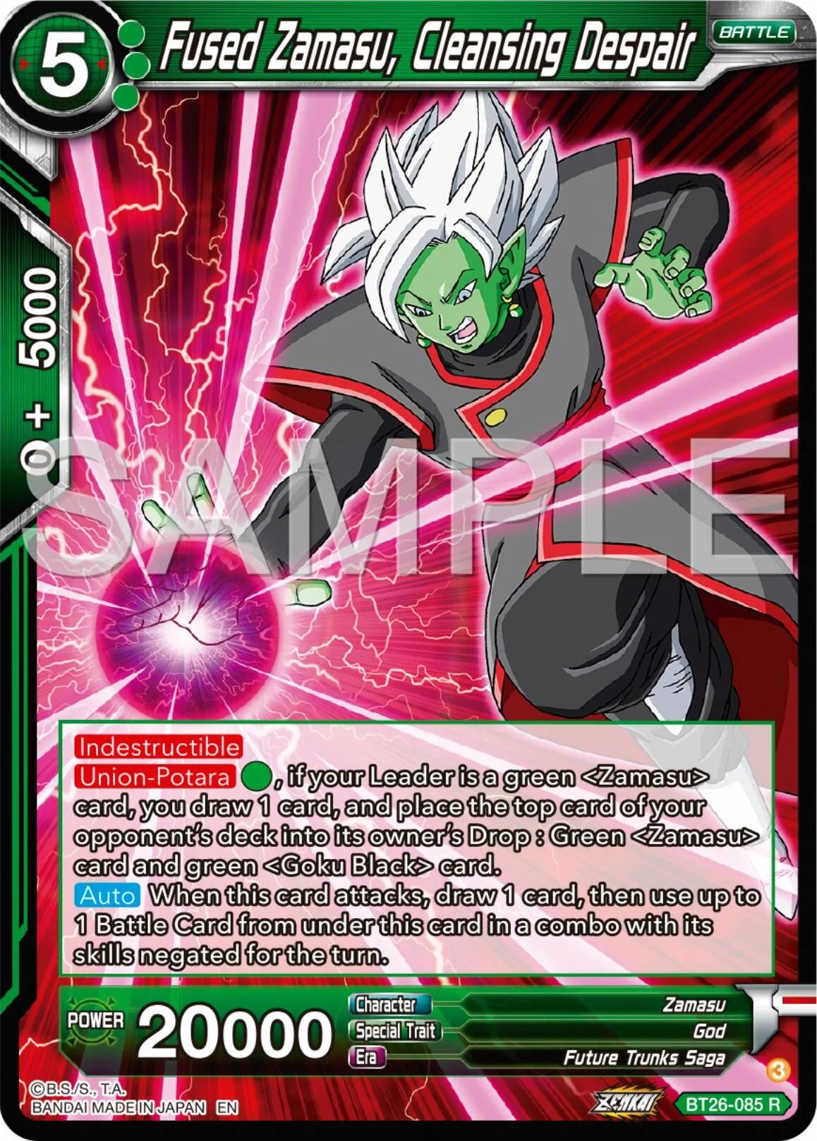 Fused Zamasu, Cleansing Despair 「BT26-085」「EN」