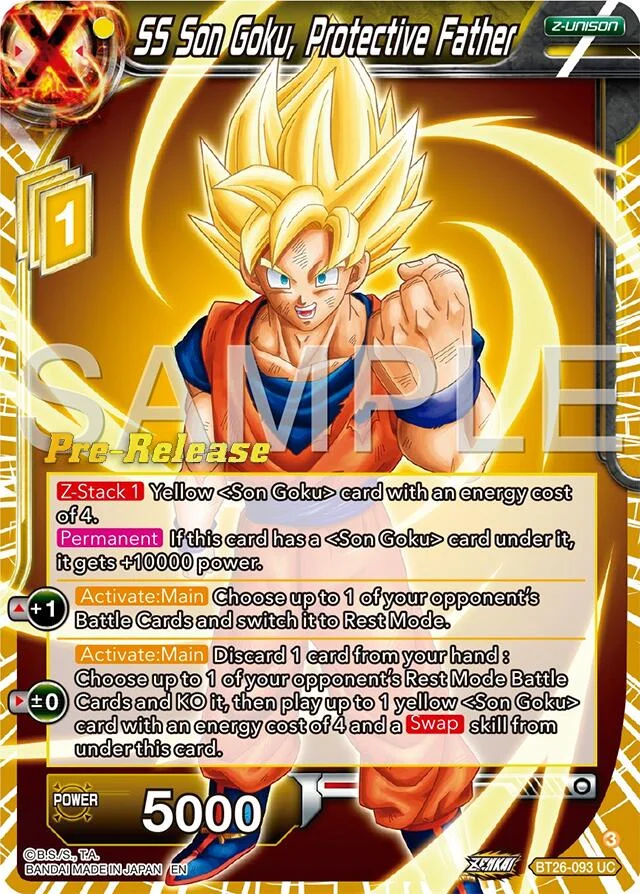 SS Son Goku, Protective Father 「BT26-093」「EN」