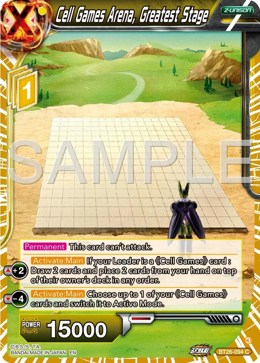 Cell Games Arena, Greatest Stage 「BT26-094」「EN」