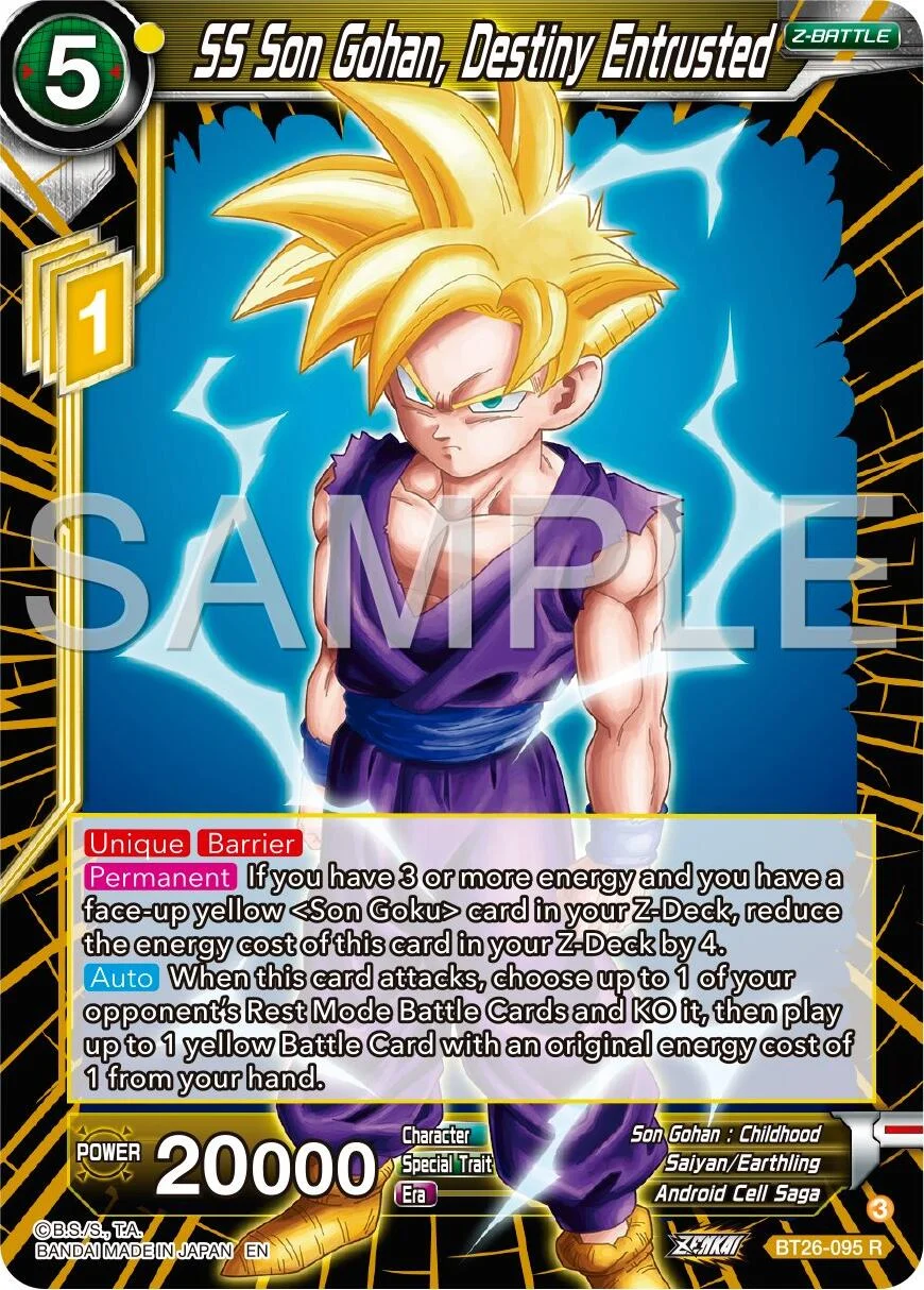 SS Son Gohan, Destiny Entrusted 「BT26-095」「EN」