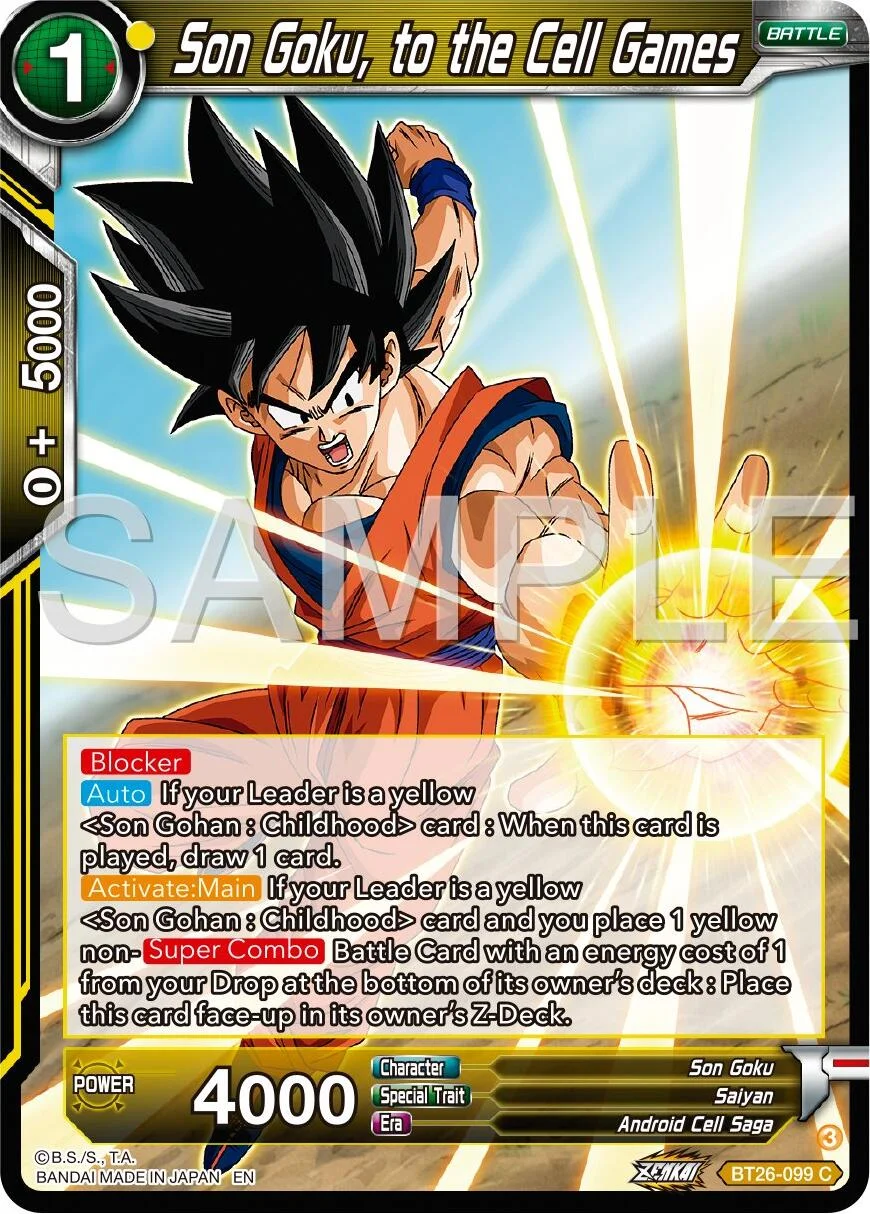 Son Goku, to the Cell Games 「BT26-099」「EN」