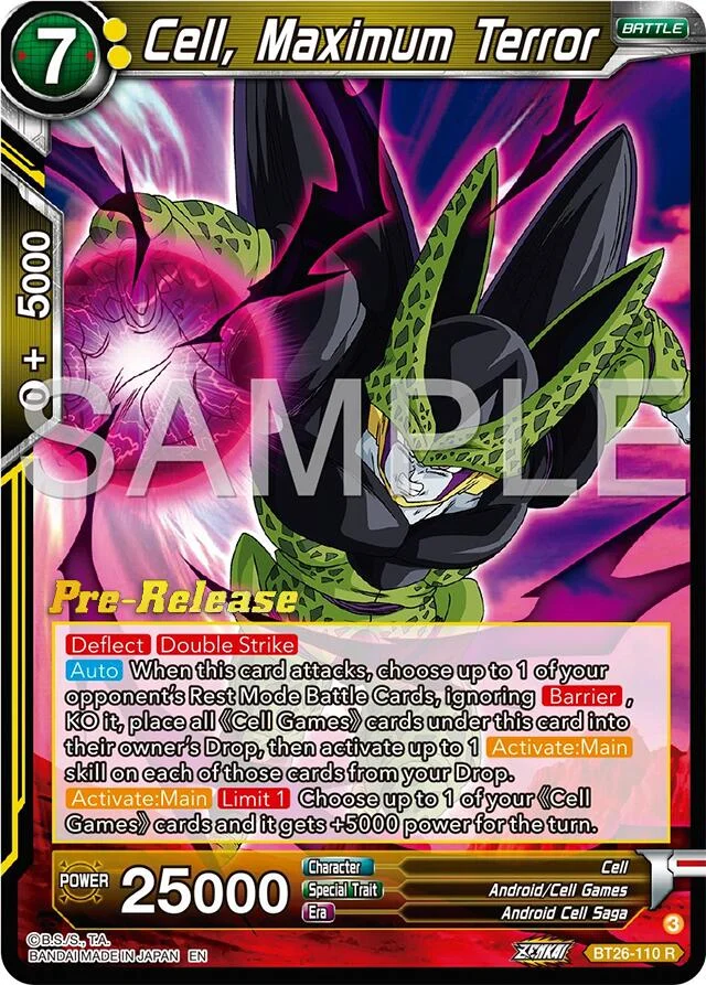 Cell, Maximum Terror 「BT26-110」「EN」
