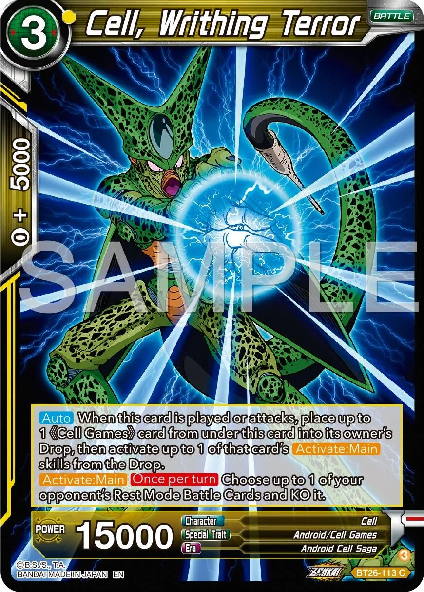 Cell, Writhing Terror 「BT26-113」「EN」