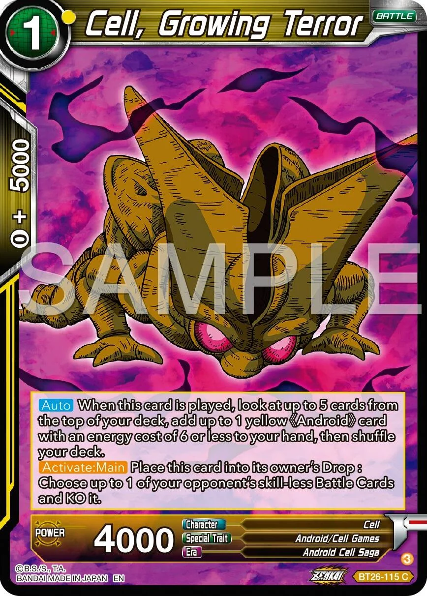 Cell, Growing Terror 「BT26-115」「EN」
