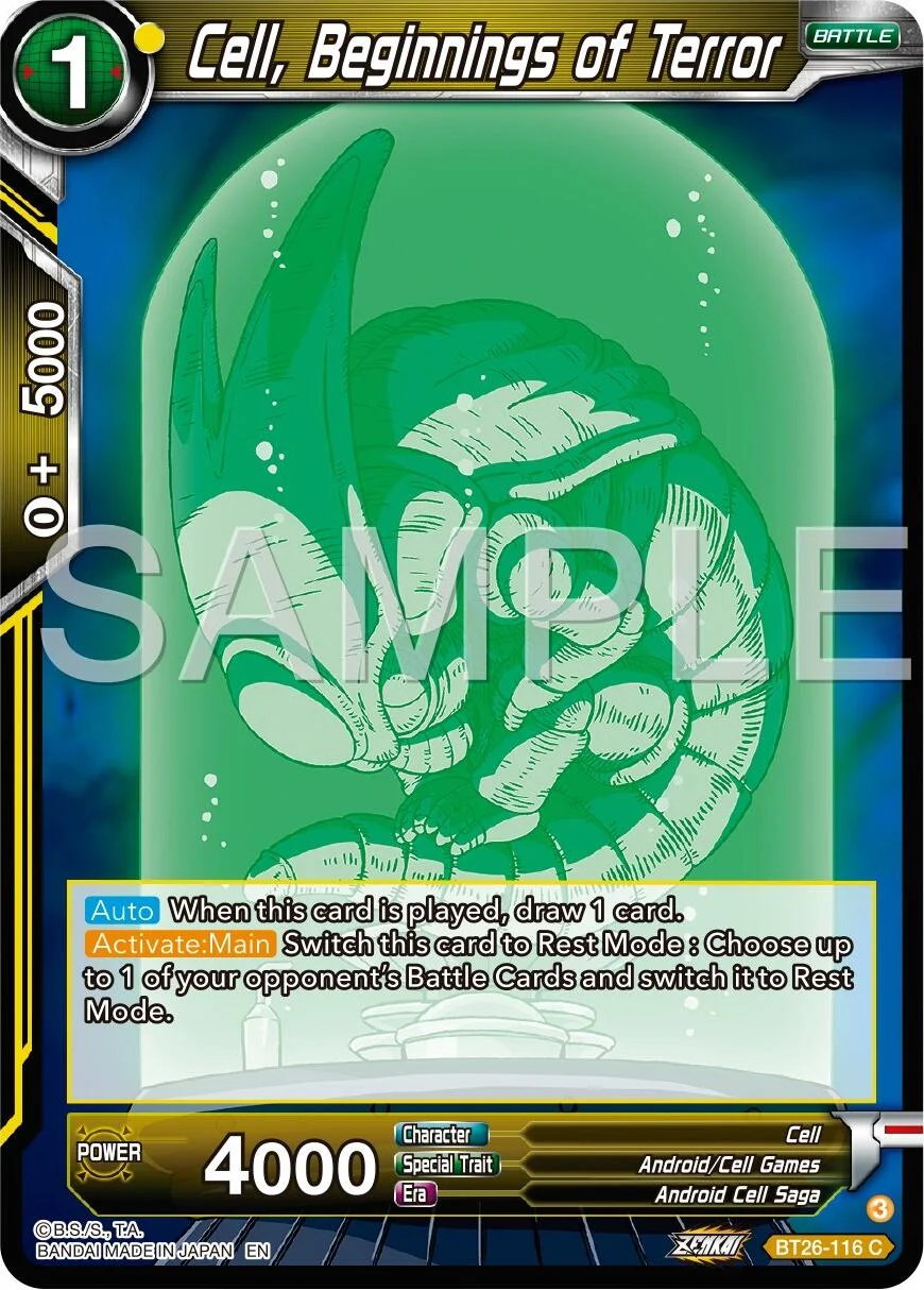 Cell, Beginnings of Terror 「BT26-116」「EN」
