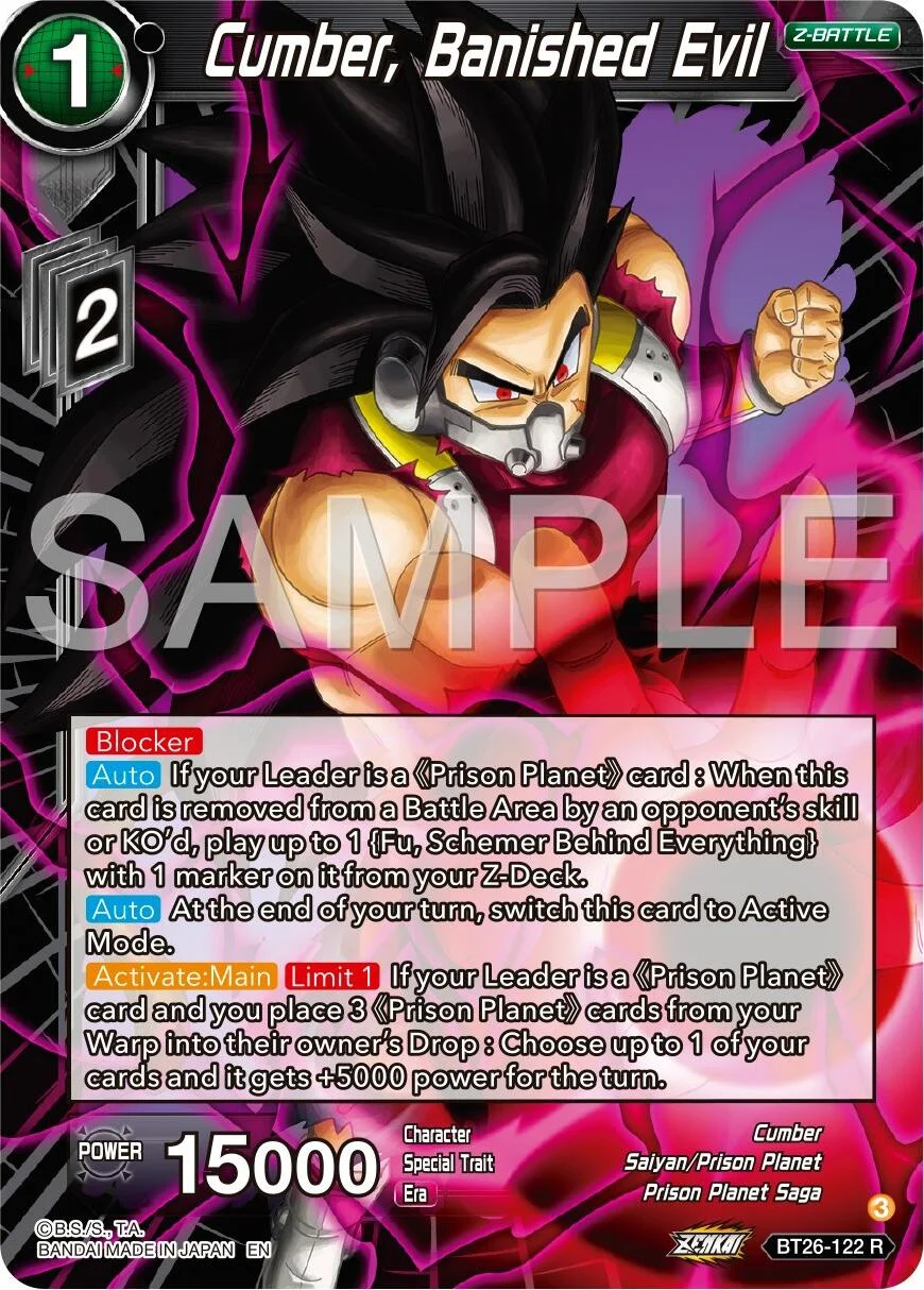 Cumber, Banished Evil 「BT26-122」「EN」