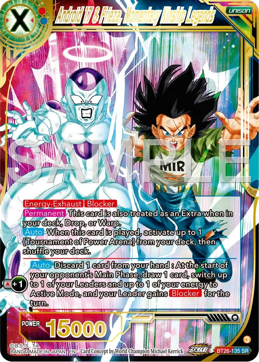 Android 17 & Frieza, Momentary Kinship Legends 「BT26-135」「EN」