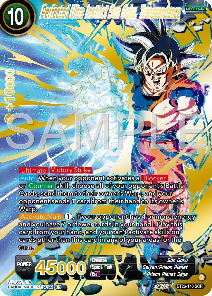 Perfected Ultra Instinct Son Goku, Transcendence 「BT26-140」「EN」