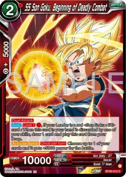 SS Son Goku, Beginning of Deadly Combat #BT26-012 · Dragon Ball Super: Masters