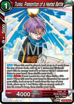 Trunks, Premonition of a Heated Battle #BT26-015 · Dragon Ball Super: Masters