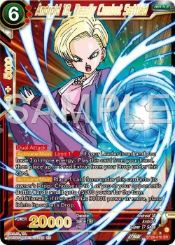 Android 18, Deadly Combat Settled #BT26-016 · Dragon Ball Super: Masters