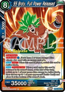 SS Broly, Full Power Released #BT26-050 · Dragon Ball Super: Masters