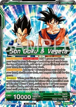 Son Goku & Vegeta #BT26-060_PR02 · Dragon Ball Super: Masters