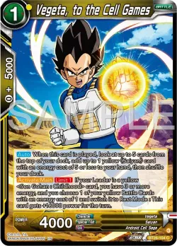 Vegeta, to the Cell Games 「BT26-104」「EN」