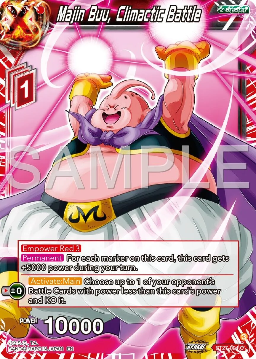 Majin Buu, Climactic Battle 「BT27-004」「EN」