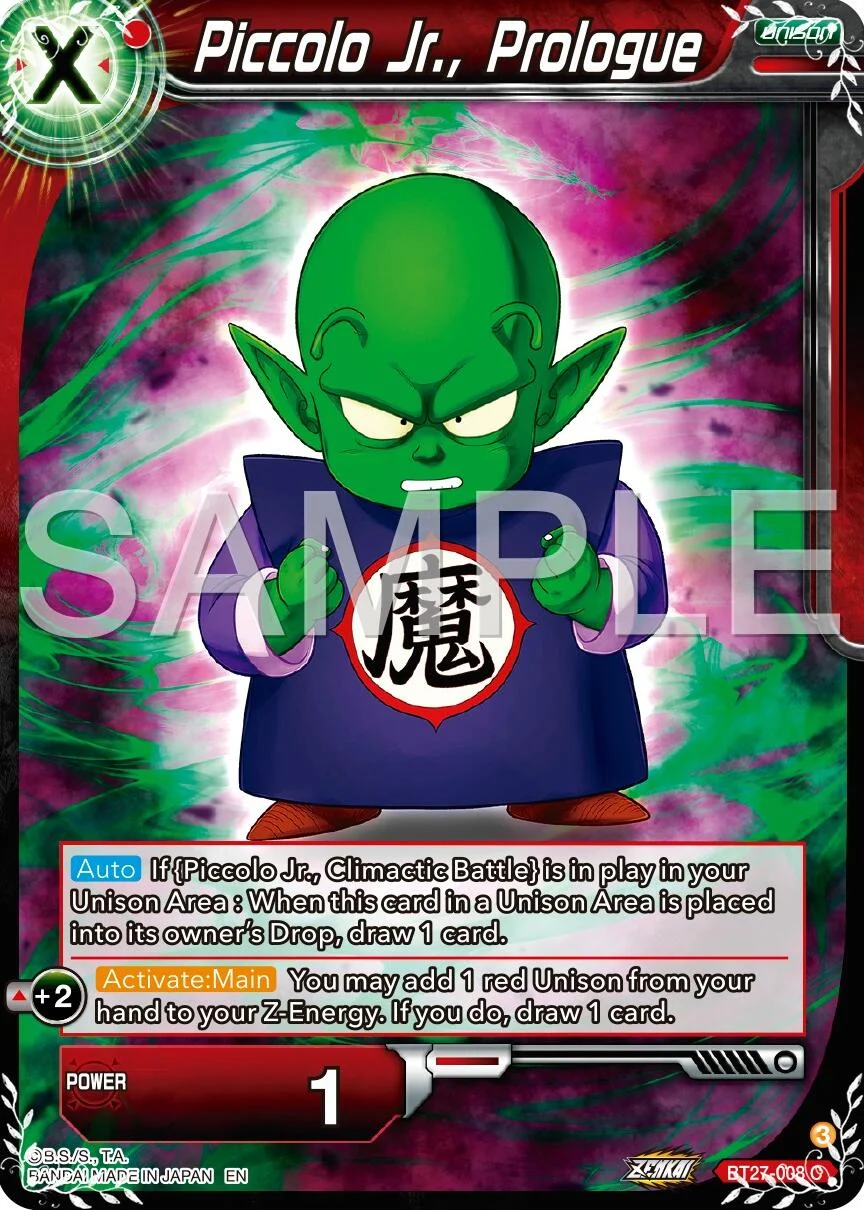 Piccolo Jr., Prologue 「BT27-008」「EN」