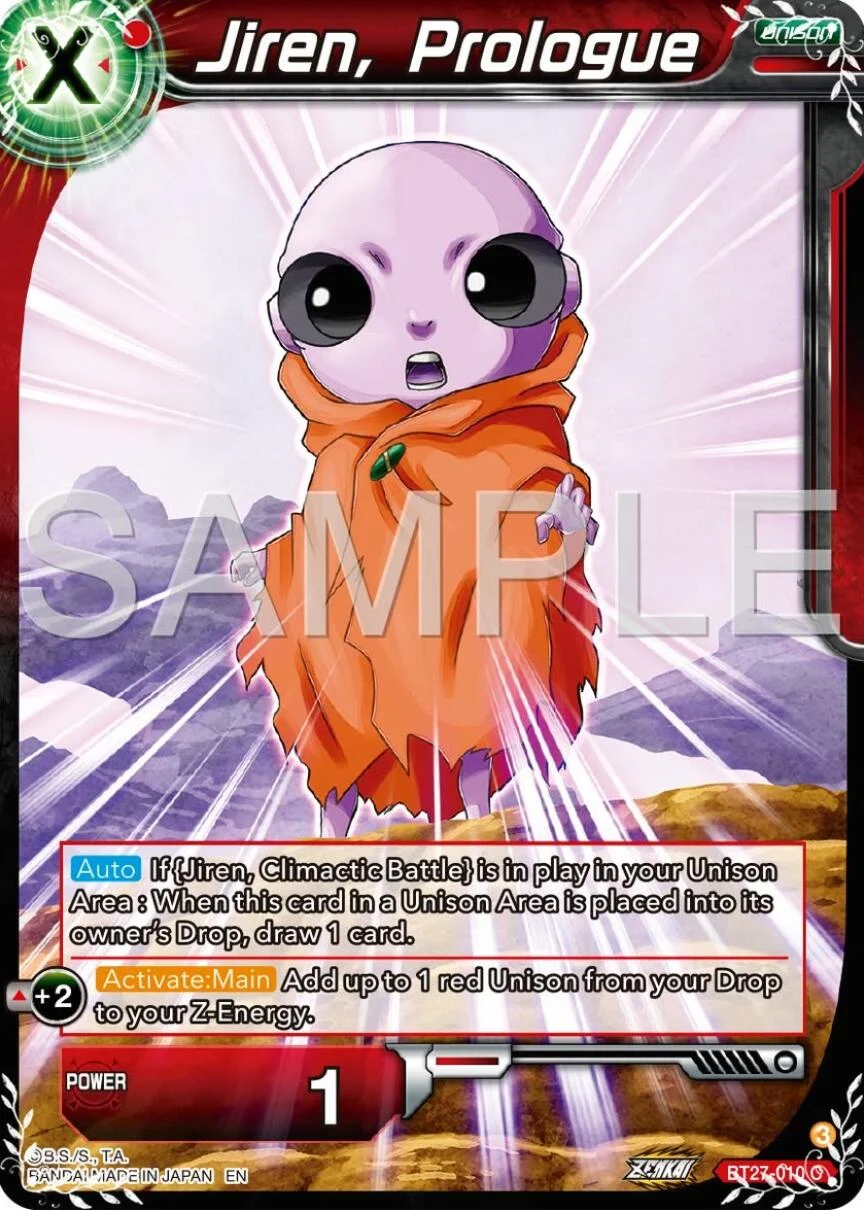 Jiren, Prologue 「BT27-010」「EN」