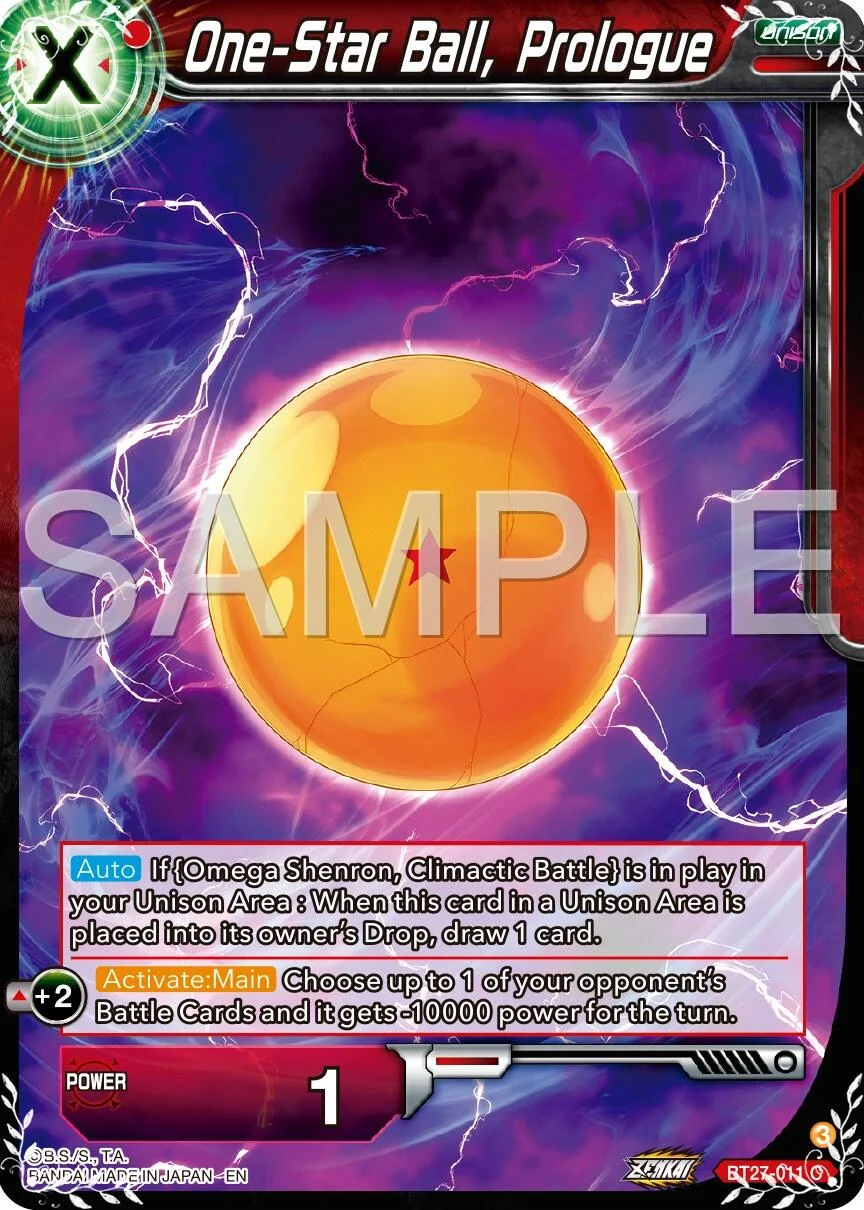 One-Star Ball, Prologue 「BT27-011」「EN」