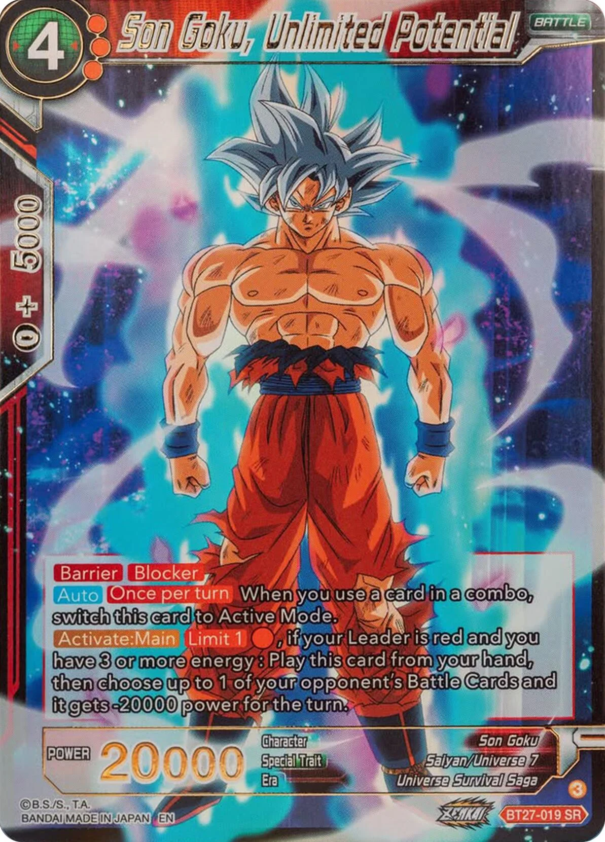 Son Goku, Unlimited Potential 「BT27-019」「EN」