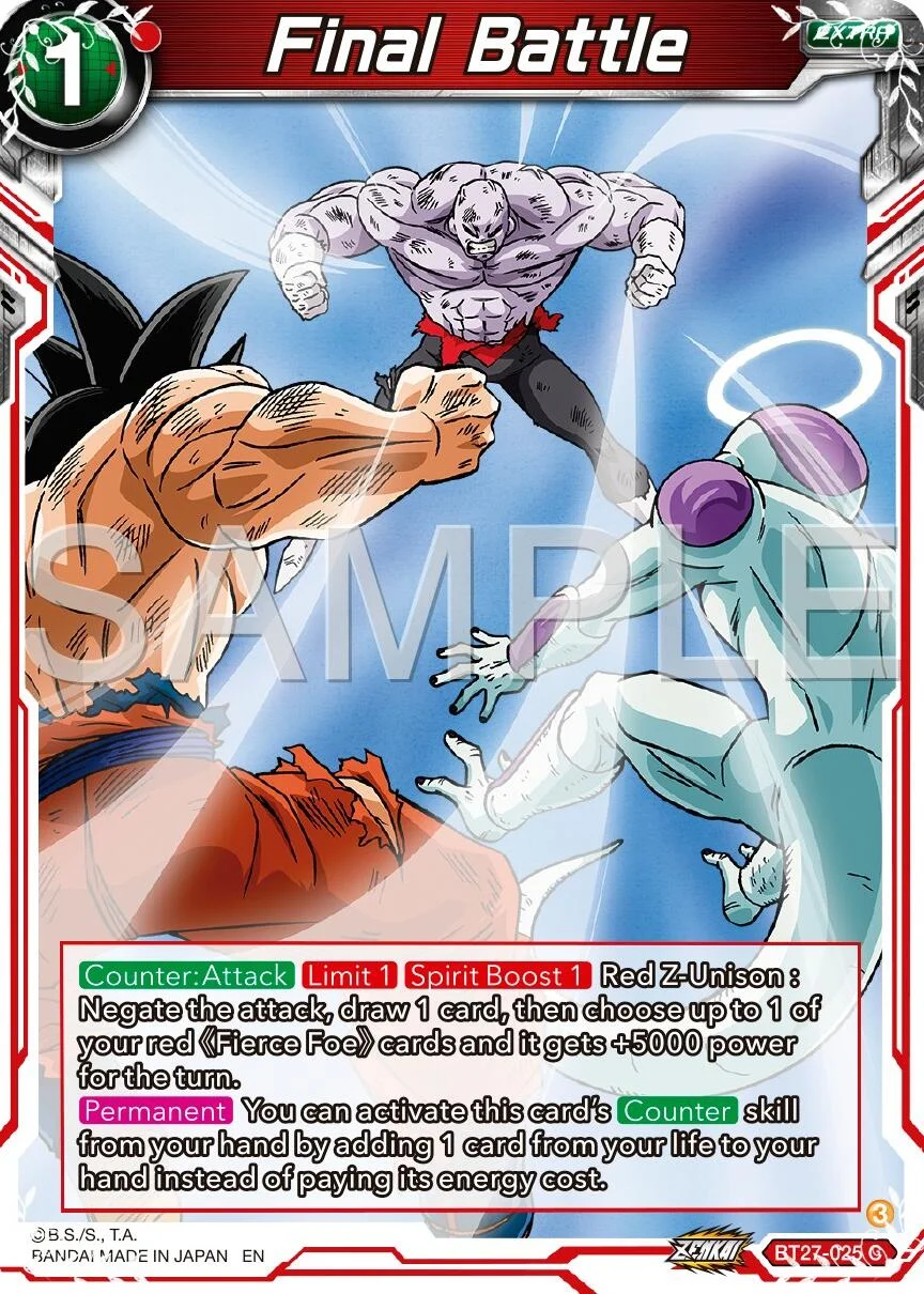 Final Battle 「BT27-025」「EN」