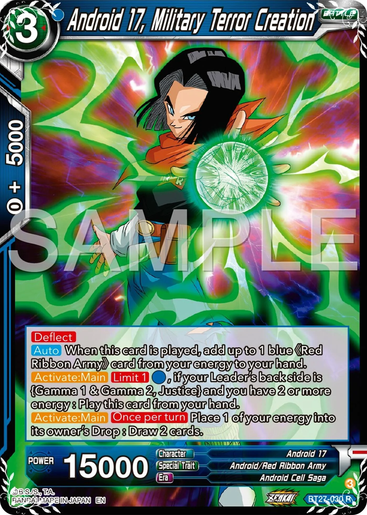 Android 17, Military Terror Creation 「BT27-030」「EN」