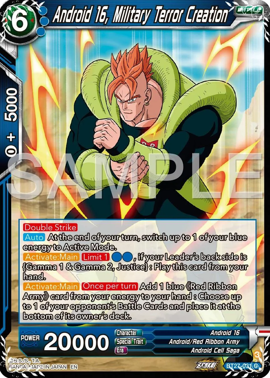 Android 16, Military Terror Creation 「BT27-031」「EN」