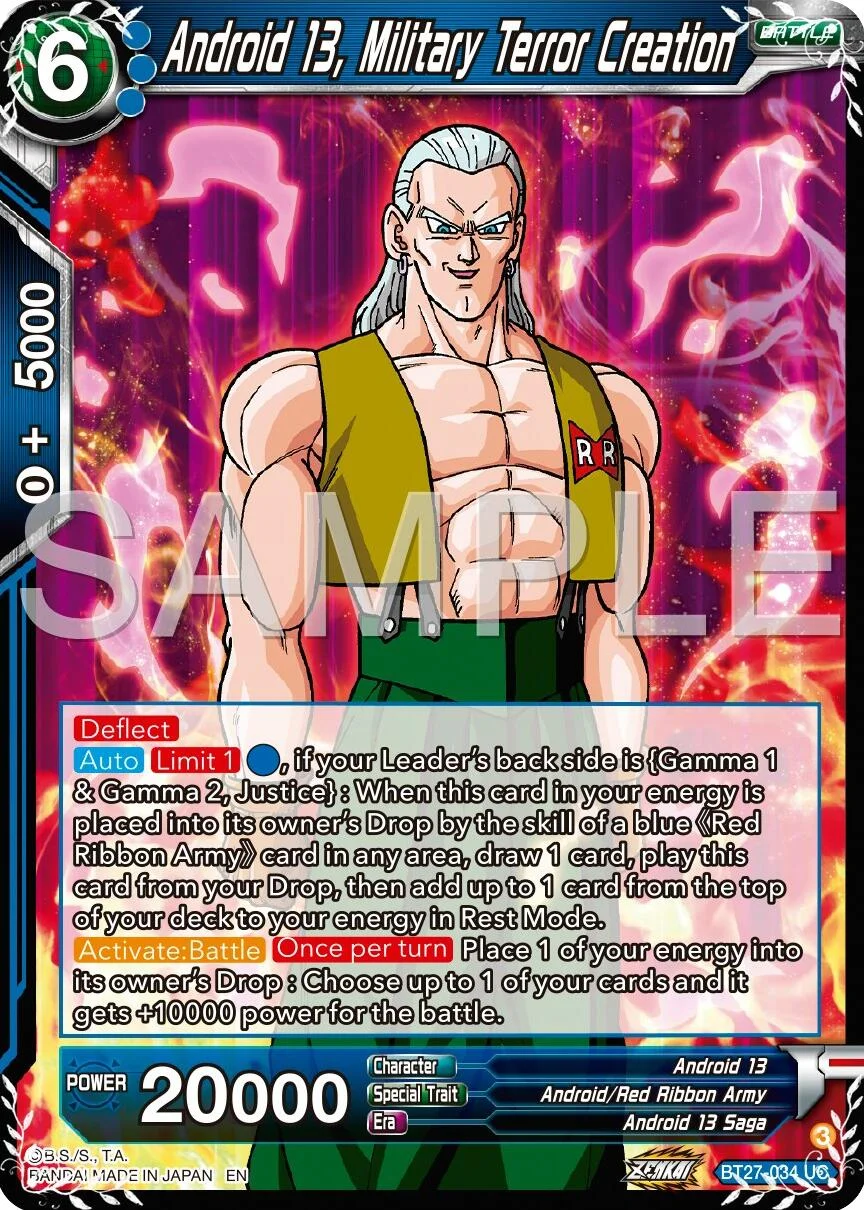 Android 13, Military Terror Creation 「BT27-034」「EN」