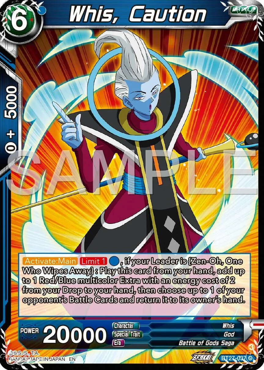 Whis, Caution 「BT27-037」「EN」