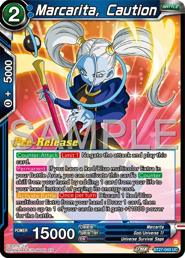 Marcarita, Caution 「BT27-040」「EN」