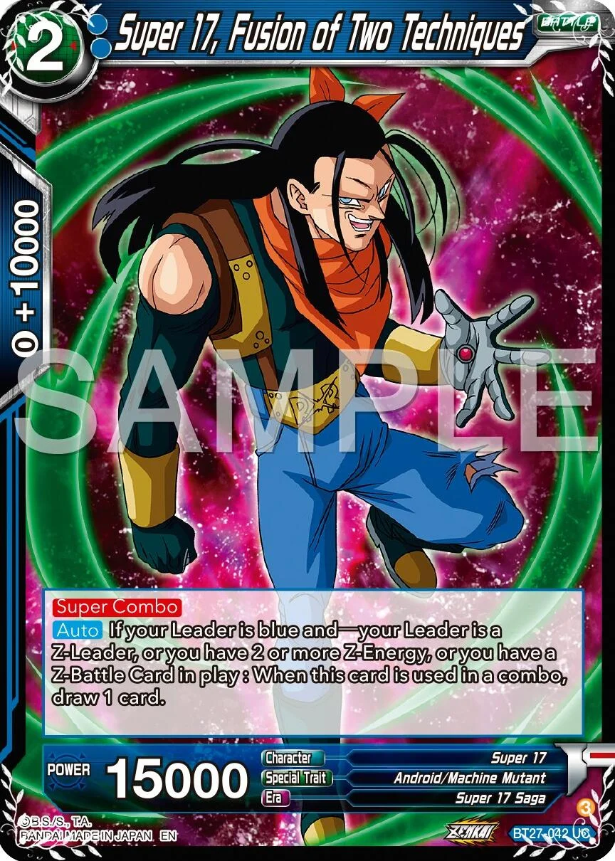 Super 17, Fusion of Two Techniques 「BT27-042」「EN」