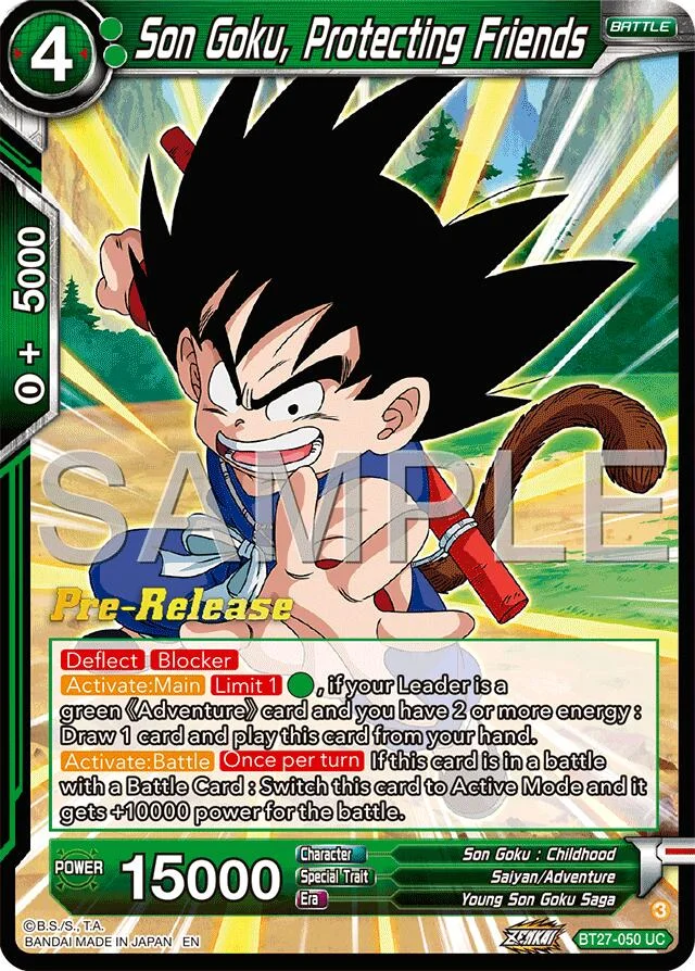 Son Goku, Protecting Friends 「BT27-050」「EN」