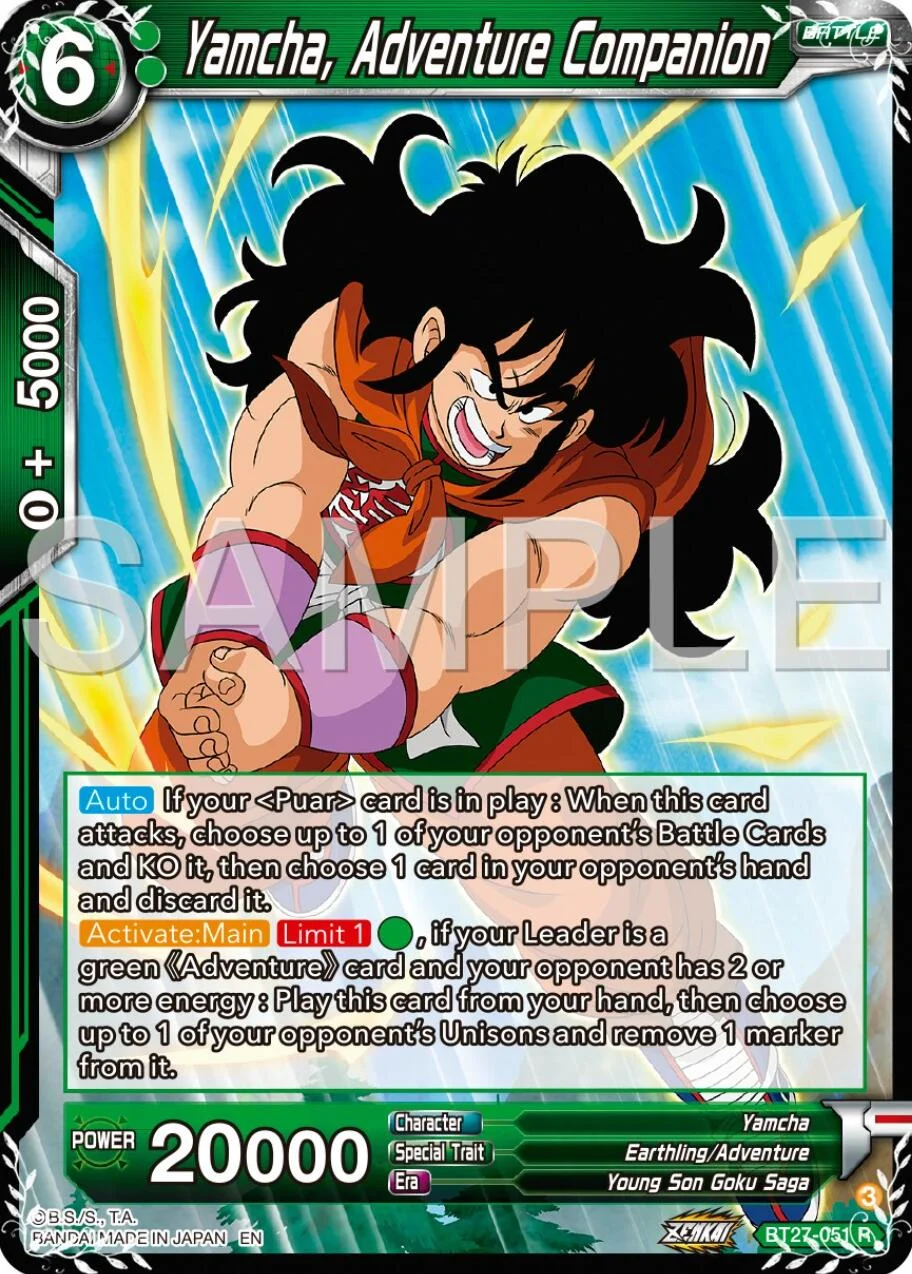 Yamcha, Adventure Companion 「BT27-051」「EN」