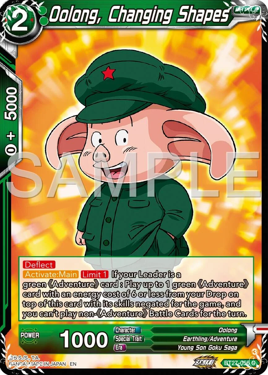 Oolong, Changing Shapes 「BT27-056」「EN」