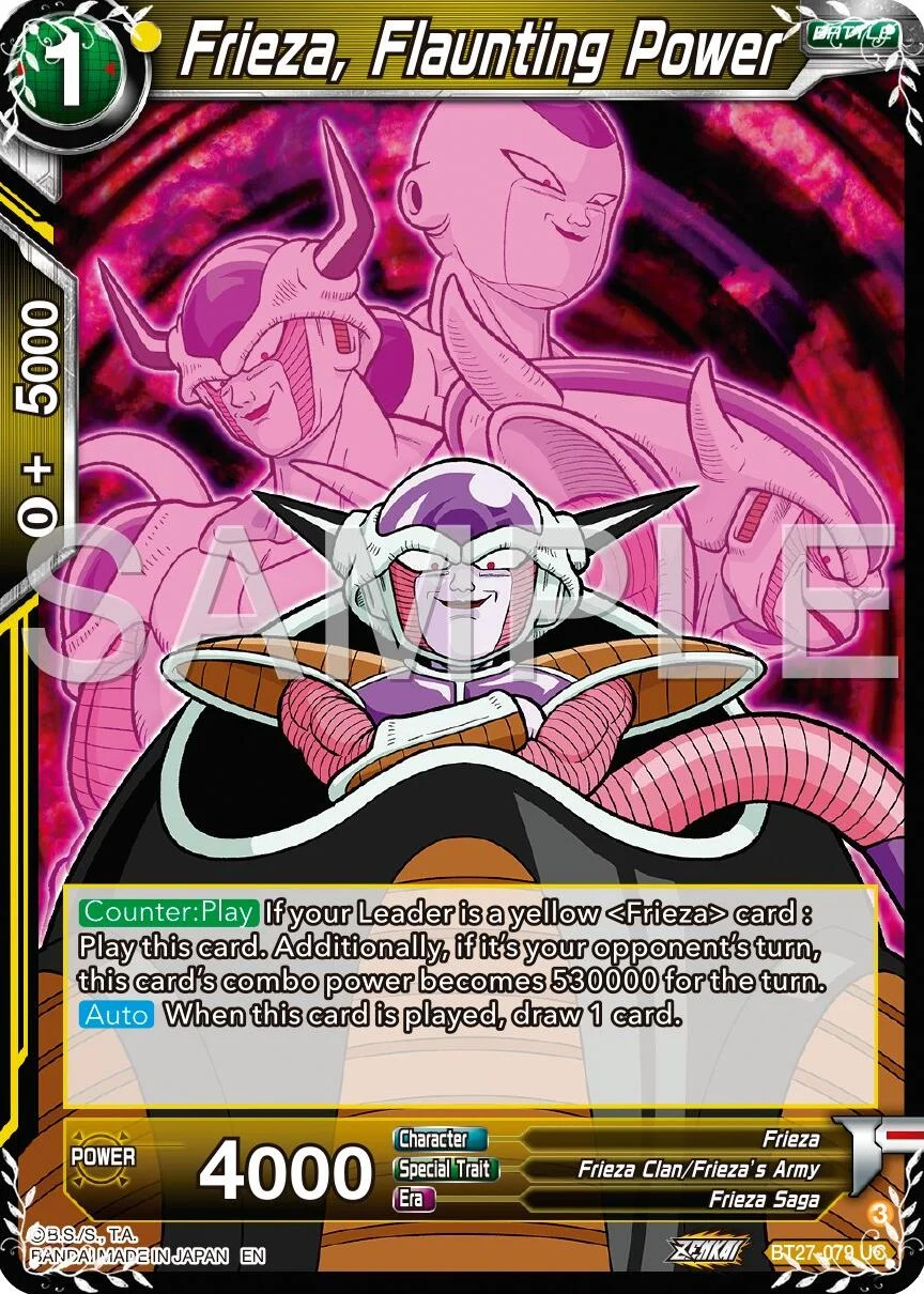 Frieza, Flaunting Power 「BT27-079」「EN」