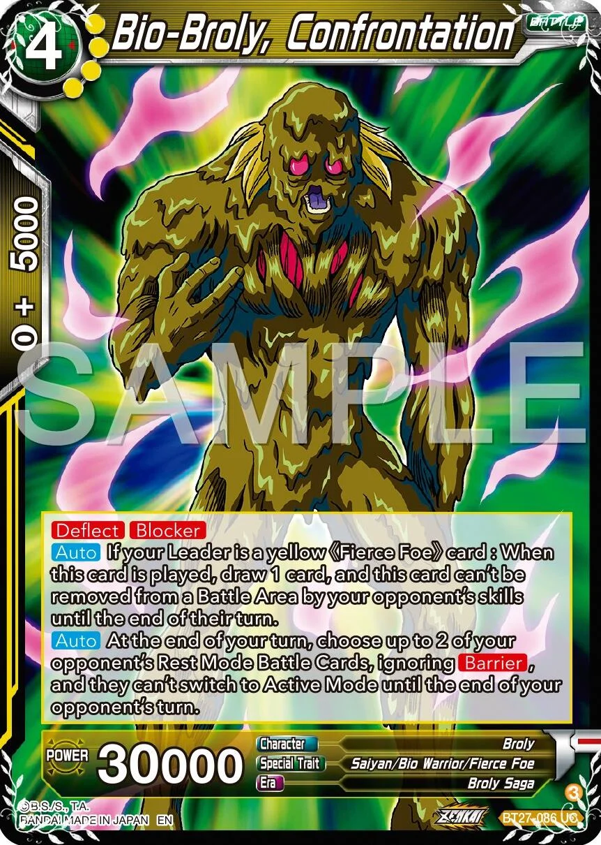Bio-Broly, Confrontation 「BT27-086」「EN」