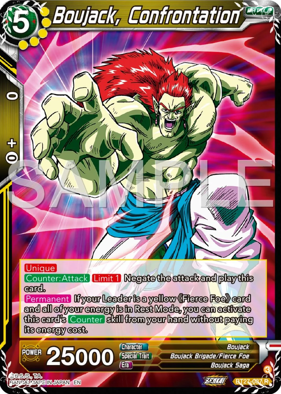 Boujack, Confrontation 「BT27-087」「EN」