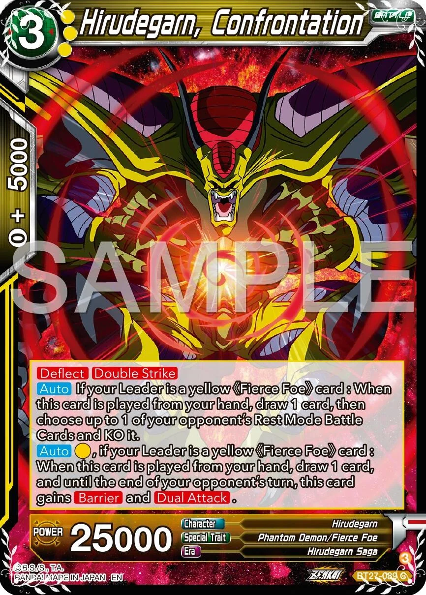 Hirudegarn, Confrontation 「BT27-089」「EN」