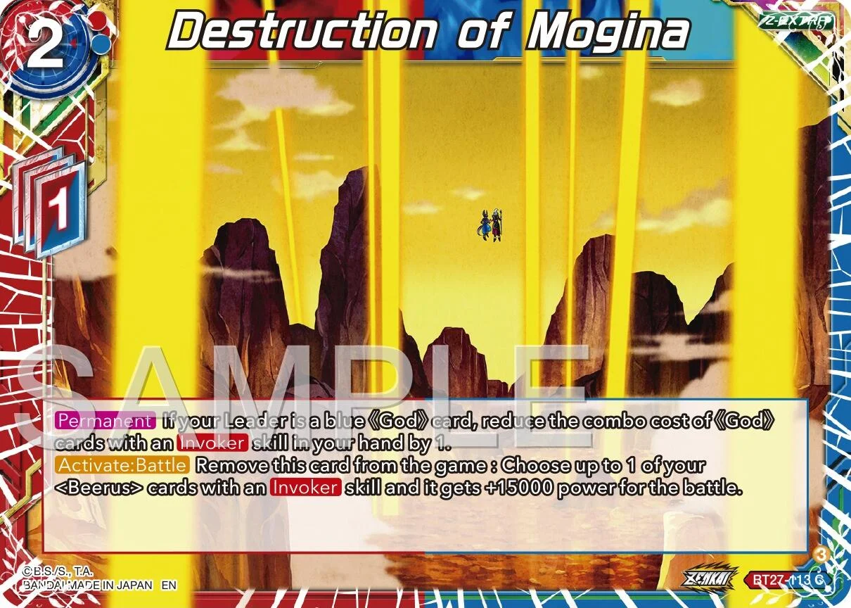 Destruction of Mogina 「BT27-113_PR」「EN」