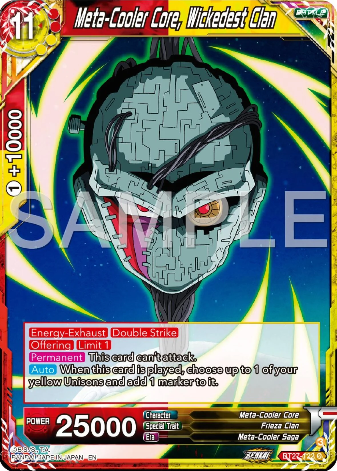 Meta-Cooler Core, Wickedest Clan 「BT27-122」「EN」