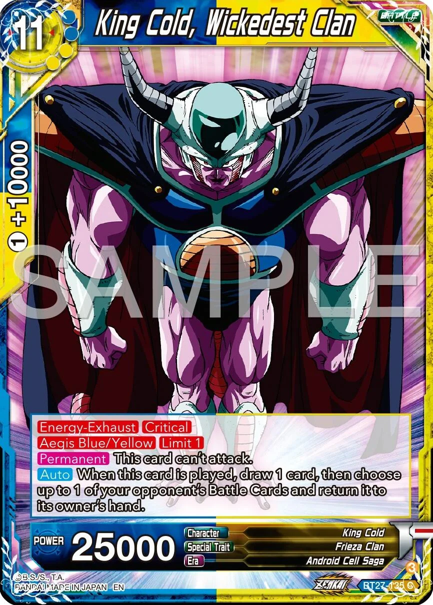 King Cold, Wickedest Clan 「BT27-135」「EN」