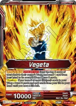 Vegeta #BT27-001_PR02 · Dragon Ball Super: Masters