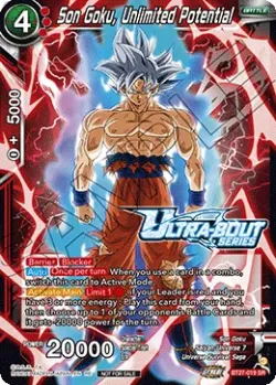 Son Goku, Unlimited Potential #BT27-019_PR02 · Dragon Ball Super: Masters